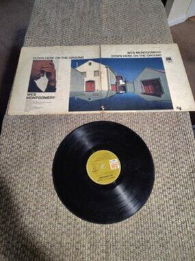 WES MONTGOMERY -(LP)- DOWN HERE ON THE GROUND - "GEORGIA ON MY MIND" A&M- 1968